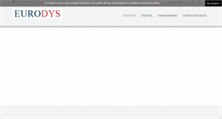 Desktop Screenshot of eurodys.fr