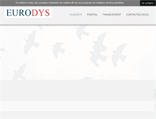Tablet Screenshot of eurodys.fr